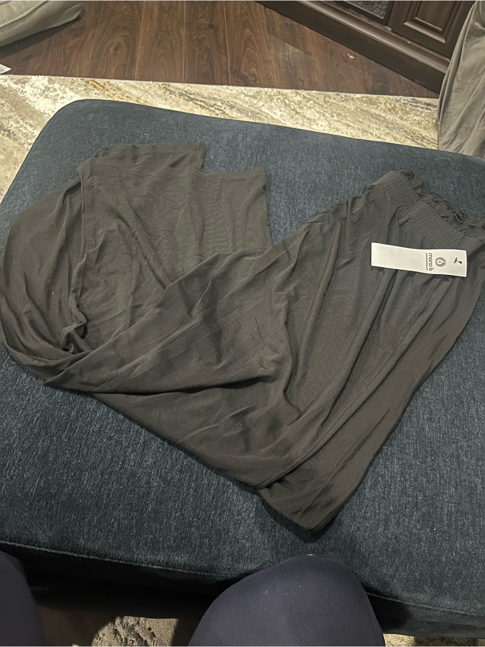 Sheer black pants